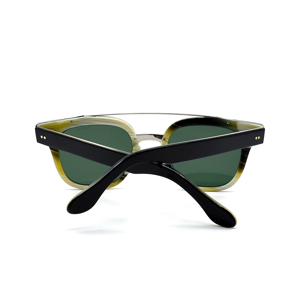 CUTLER&GROSS OF LONDON CG1297S 04 BLACK GREEN AUTHENTIC SUNGLASSES - Picture 8 of 14